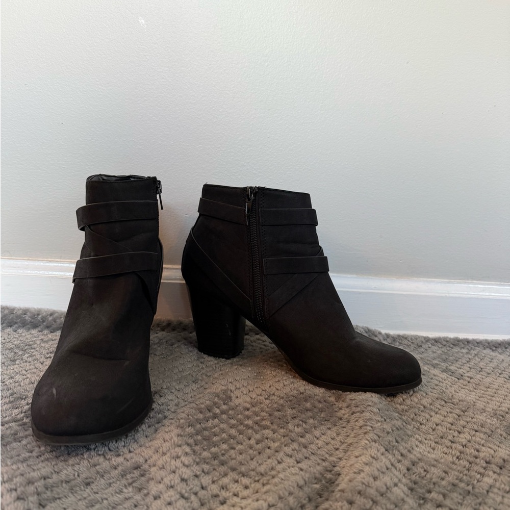 Charlotte Russe Black Ankle Booties